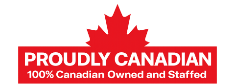 Proudly Canadian logo design